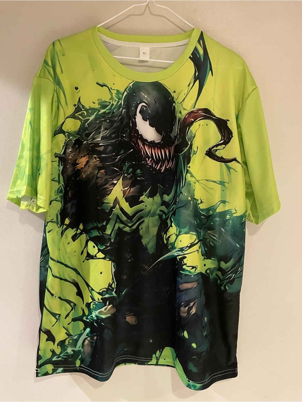 Venom 3D double sided Graphic Short-Sleeve Tee - Neon Green